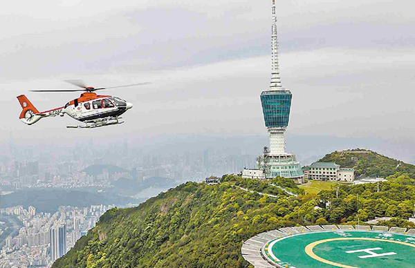 深圳“離天空最近”新地標(biāo)開放 99元打“飛的”瞰花海